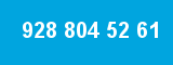 928 804 52 61 928 804 52 61